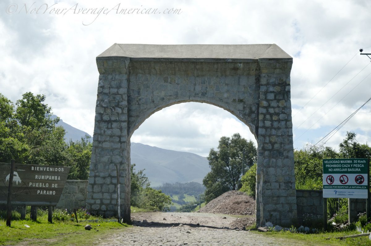 Gateway to Rumipamba, Cascada Condor Machay, Ecuador Gateway to Rumipamba, Cascada Condor Machay, Ecuador