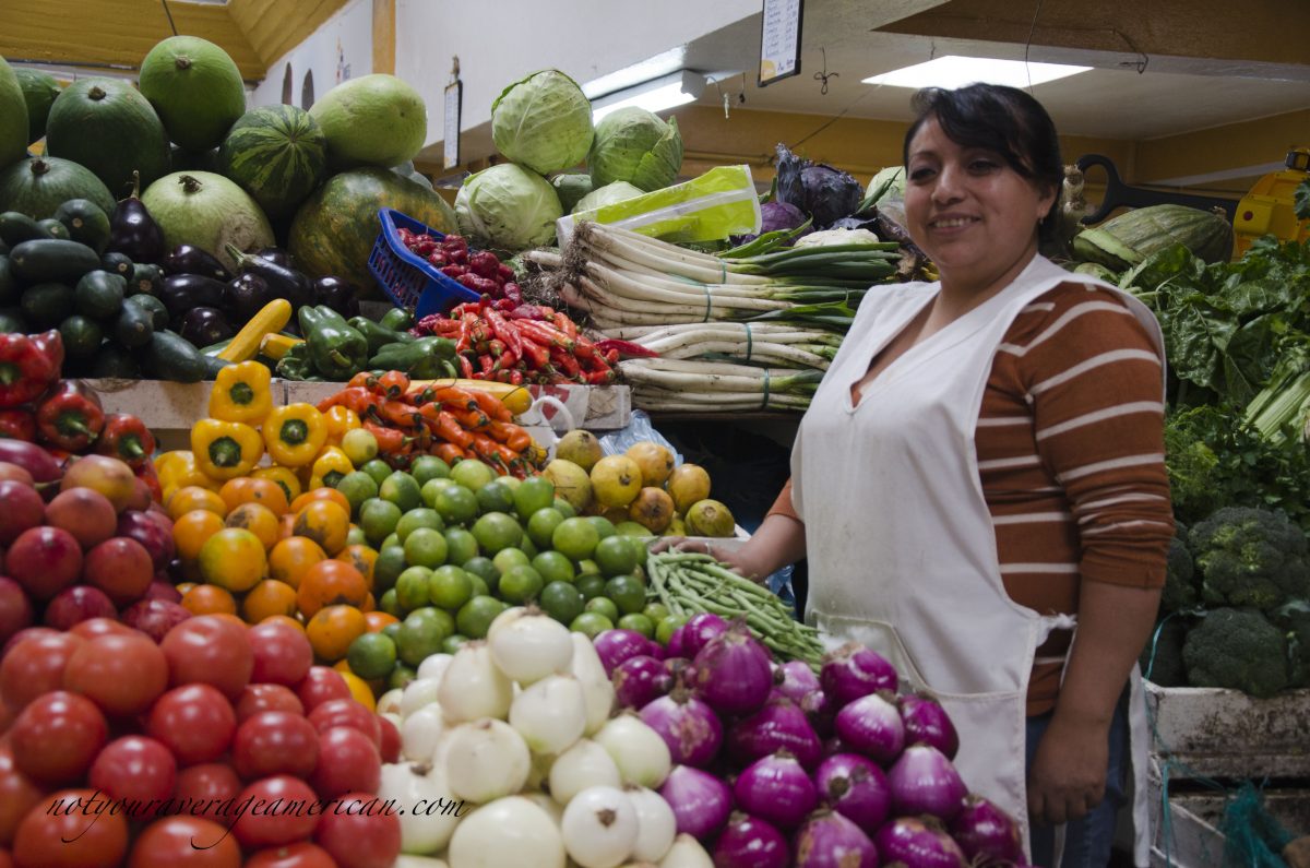 Wilma has had a stand for more than 20 years Wilma, Vendor, Iñaquito