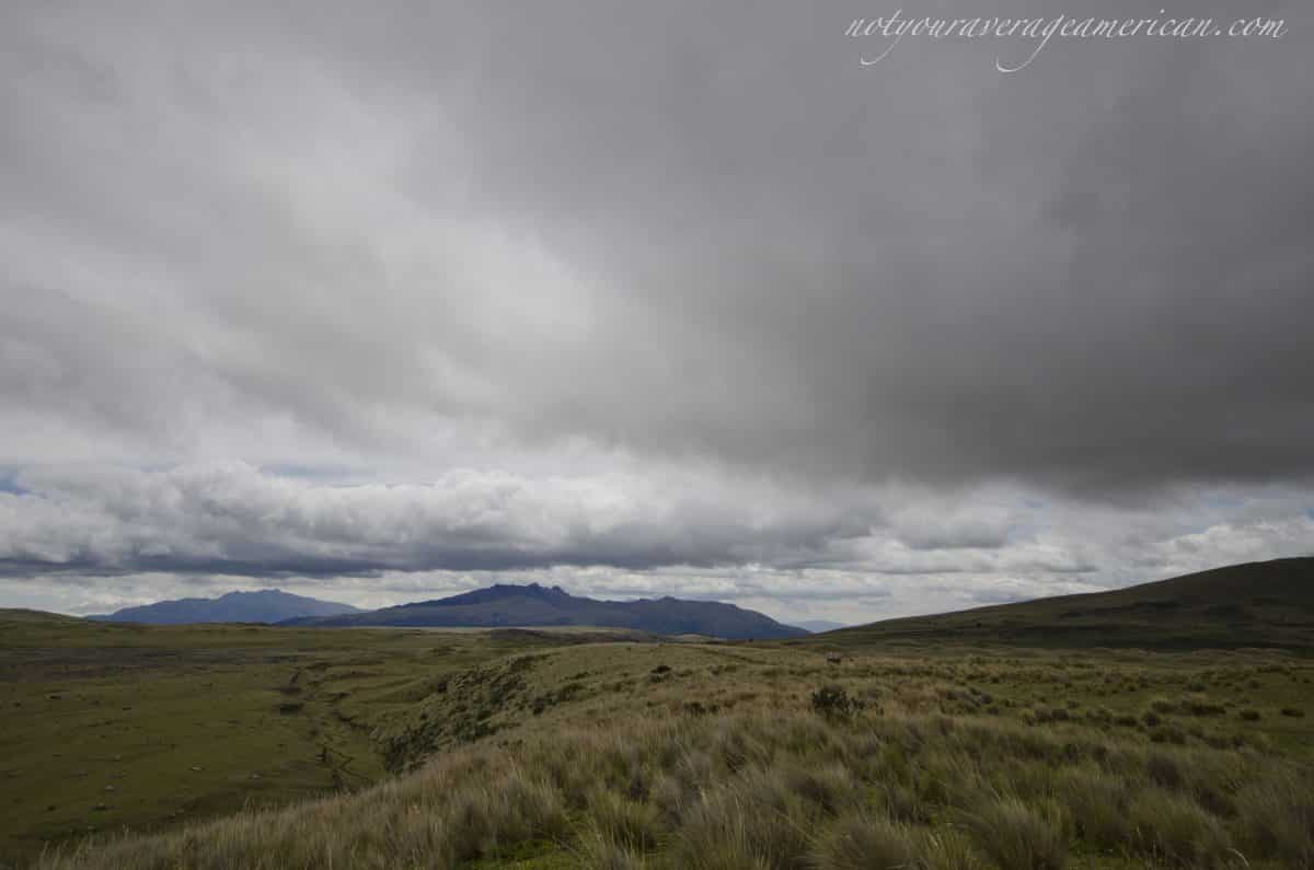 Pequeños Montículos, Pucara Salitre, Parque Nacional Cotopaxi, Ecuador