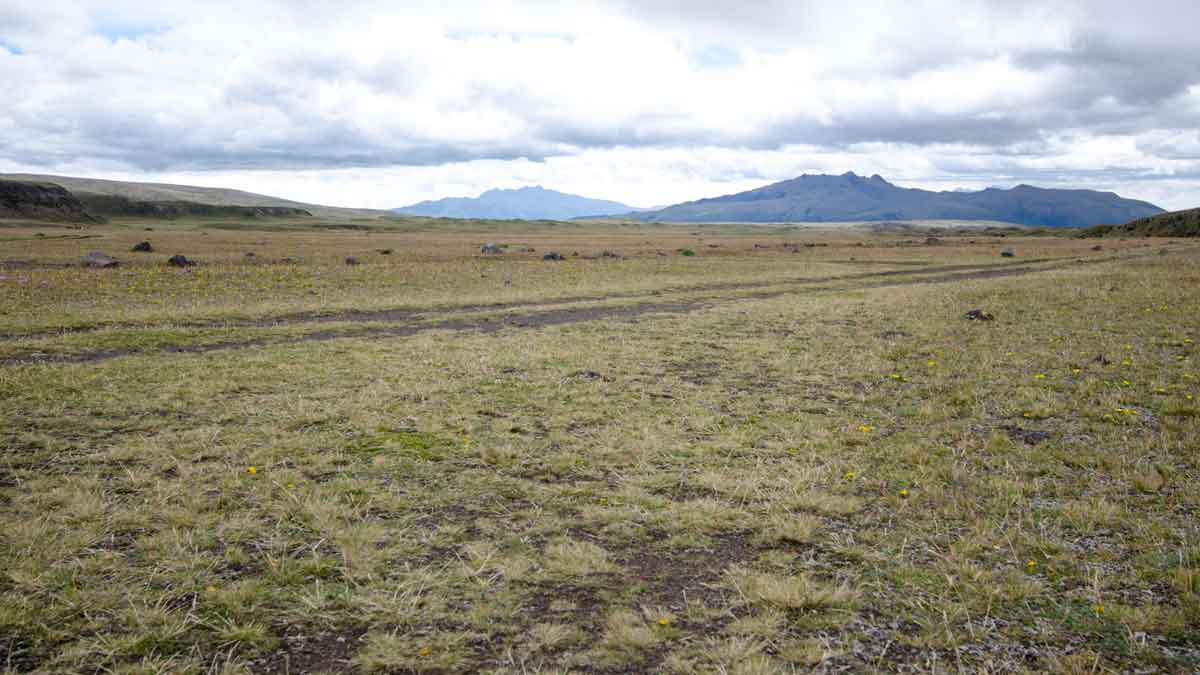 Carreteras secundarias, Parque Nacional Cotopaxi, Ecuador