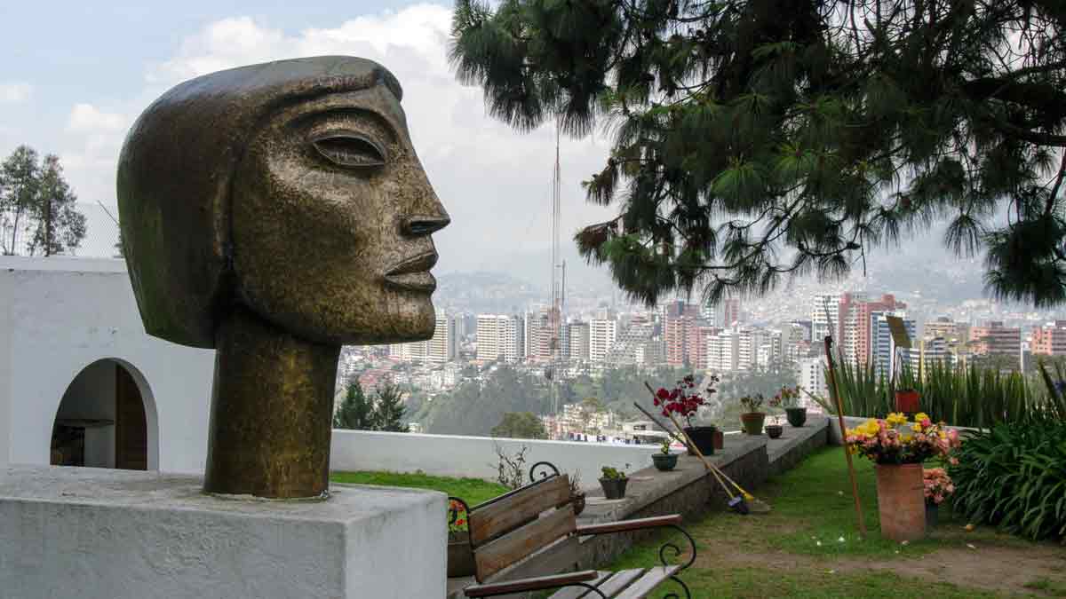 Outdoor Sculpture, Guayasamin Museum, Quito, Ecuador | @Angela Drake