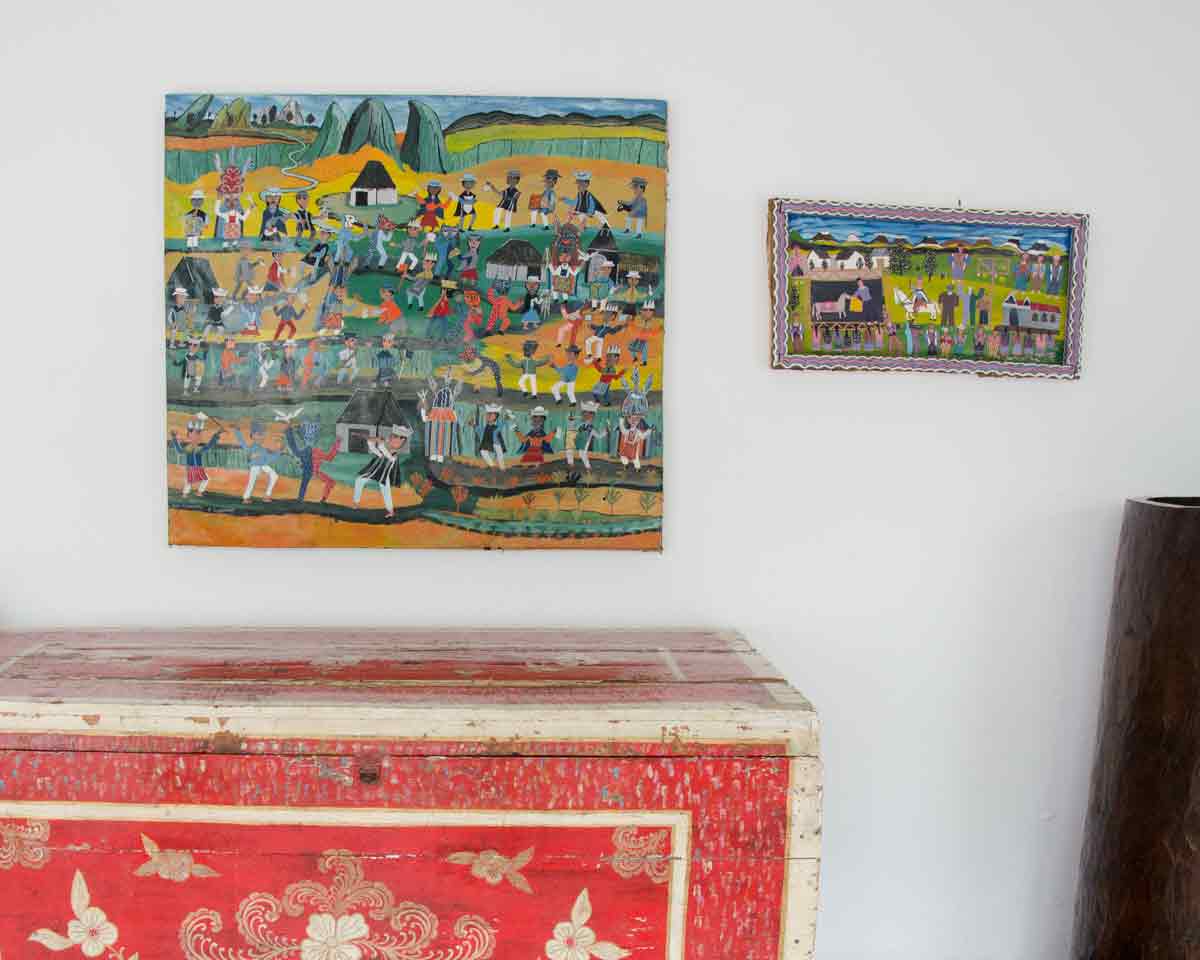 Tigua Folk Art in the Guayasamin Collection | @Angela Drake Tigua Folk Art in the Guayasamin Collection | @Angela Drake