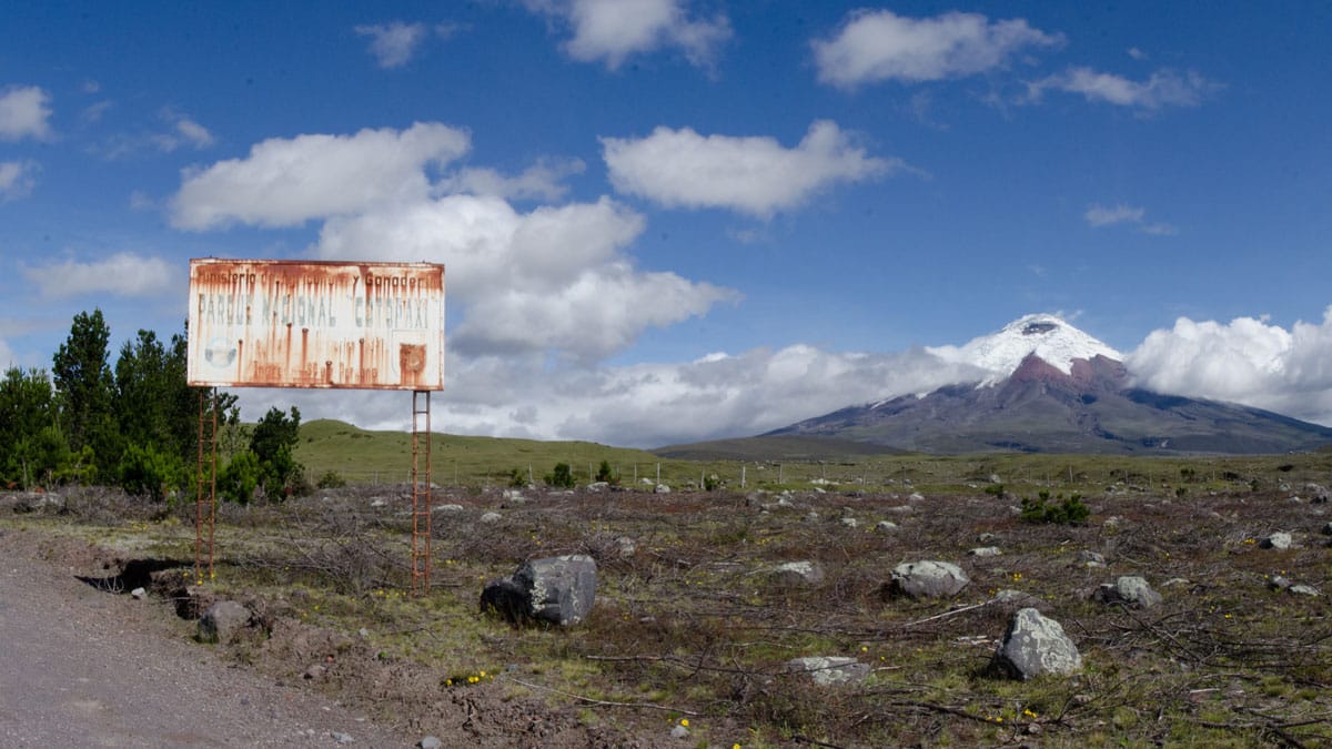 Cotopaxi from the North Entrance | April 2016 | ©Angela Drake Cotopaxi from the North Entrance | April 2016 | ©Angela Drake