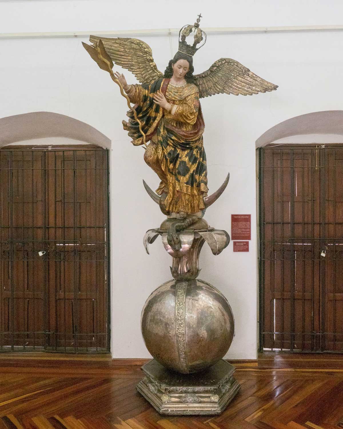 Carved Virgin of the Apocalypse of the Quito School, Museo Arquidiocesano de Arte Religioso | ©Scott Drake Carved Virgin of the Apocalypse of the Quito School, Museo Arquidiocesano de Arte Religioso | ©Scott Drake