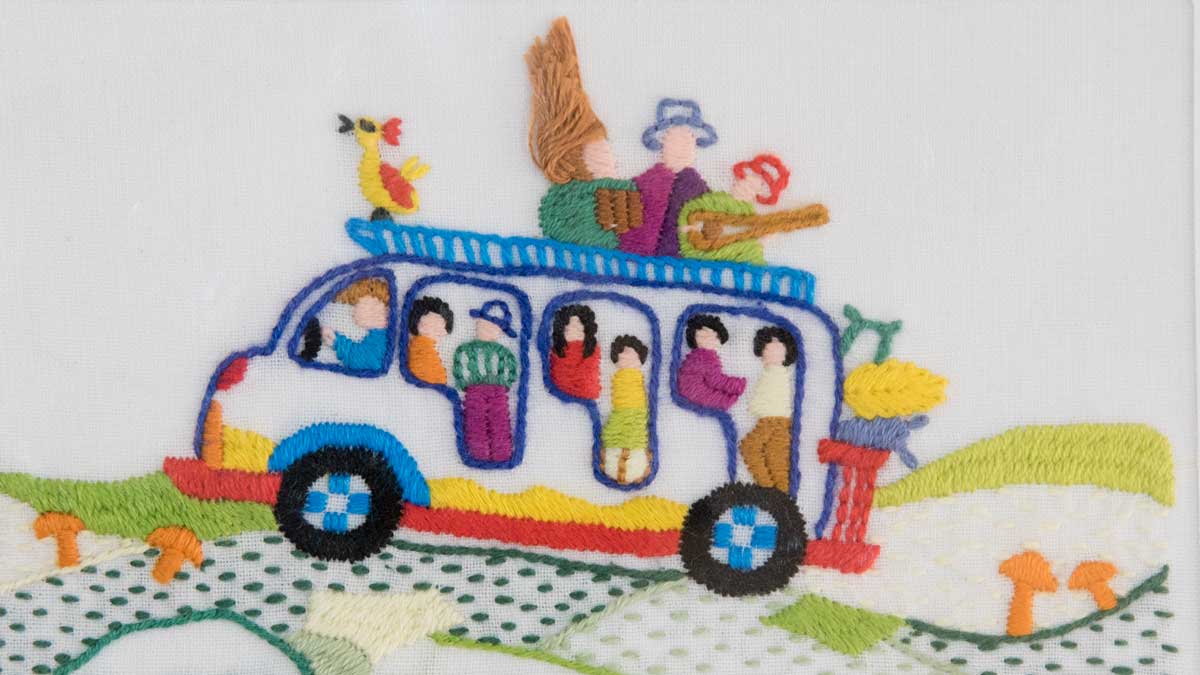 La Chiva; Exhibit of Cuenca Fiber Artists | ©Angela Drake La Chiva; Exhibit of Cuenca Fiber Artists | ©Angela Drake