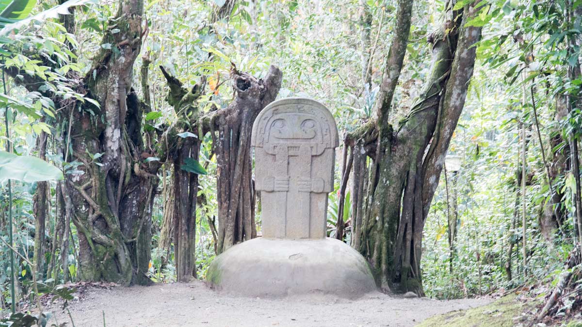 A Forest of Statues in San Agustin, Colombia
