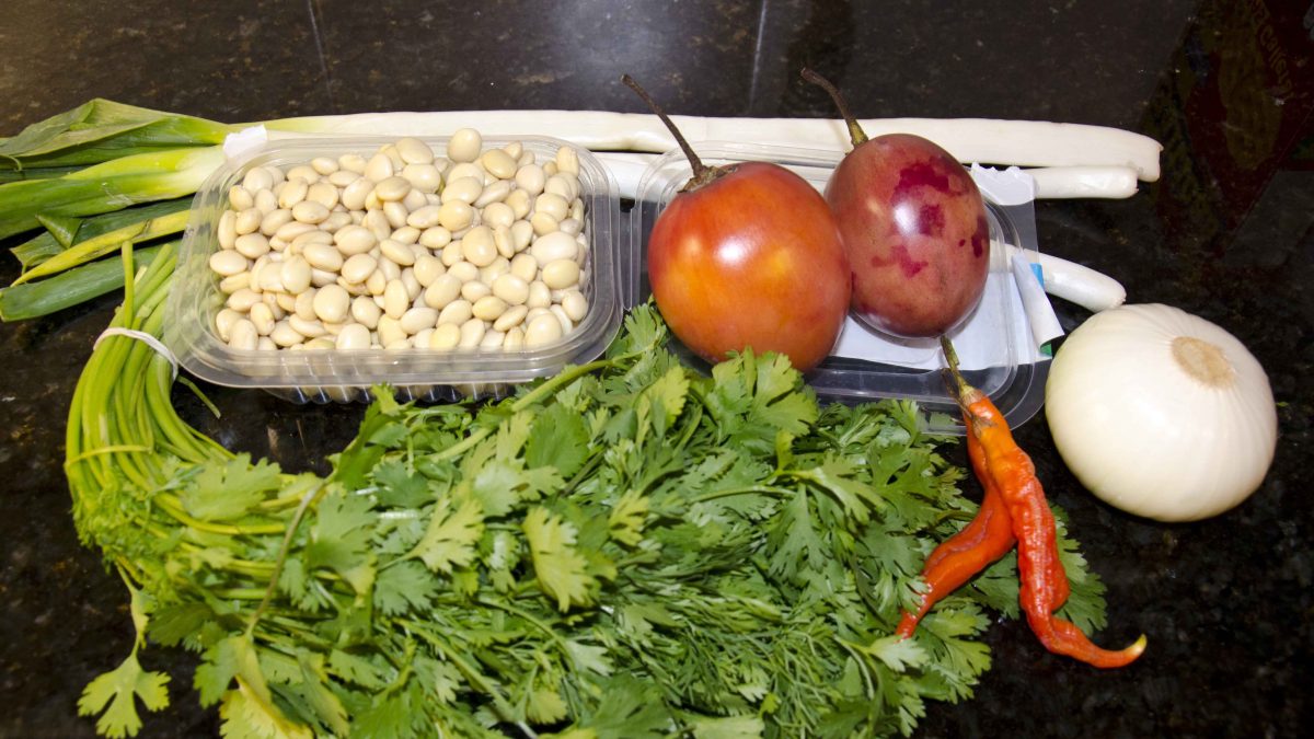 Ingredients for Ají Ingredients for Ají