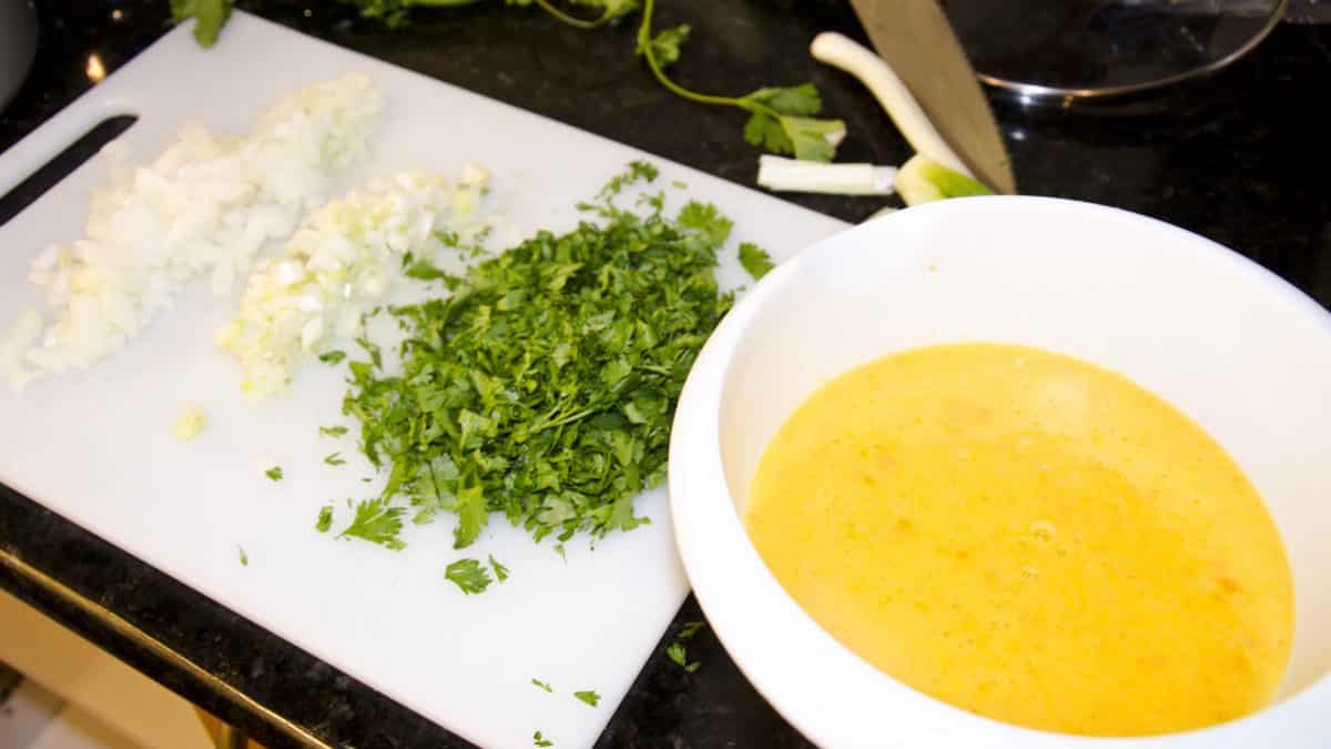 Onions, Cilantro, and Pulp of the Tree Tomato Onions, Cilantro, and Pulp of the Tree Tomato