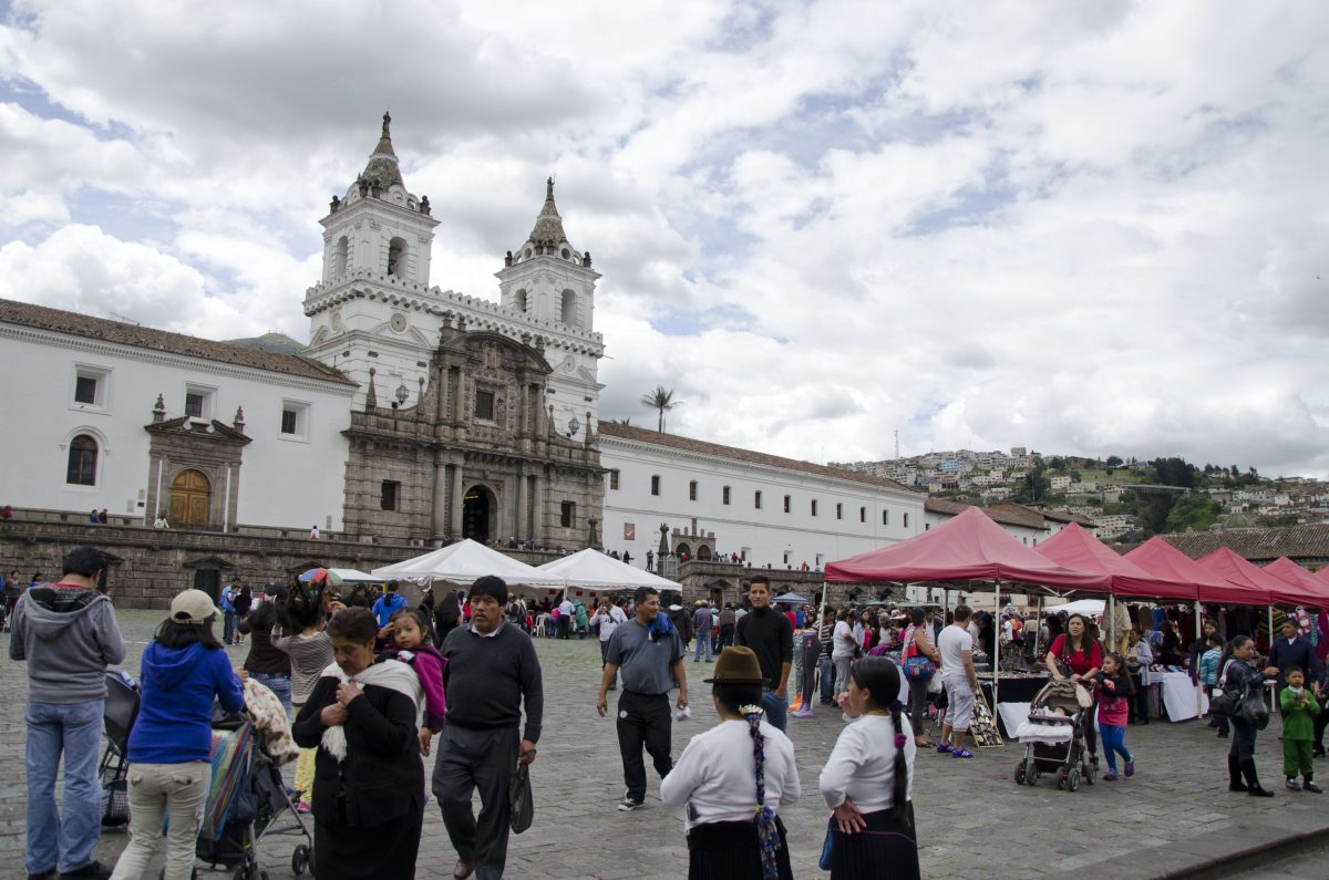 Plaza San Francisco, Historic Center, Quito Plaza San Francisco, Historic Center, Quito