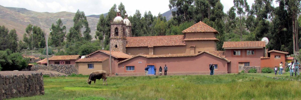 The town of Raqchi as seen from the Incan Site | ©Angela Drake
