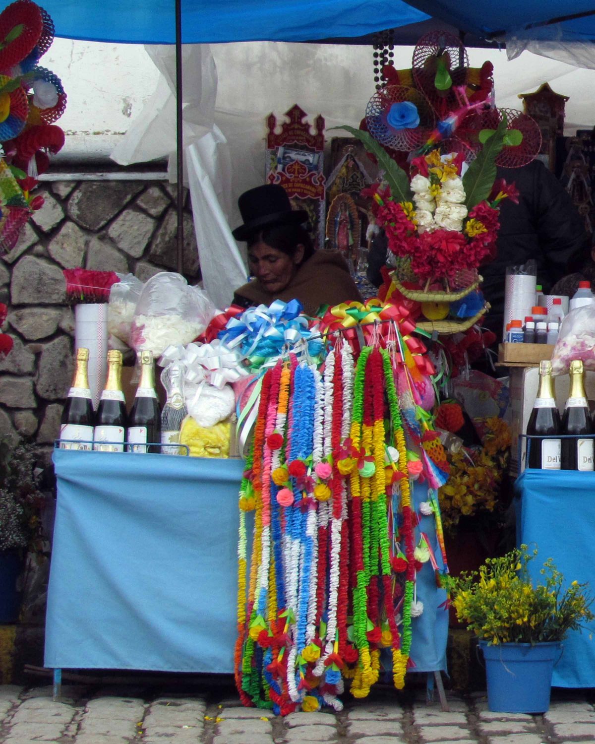 Vendor near Cathedral of Copacabana, Bolivia | ©Angela Drake