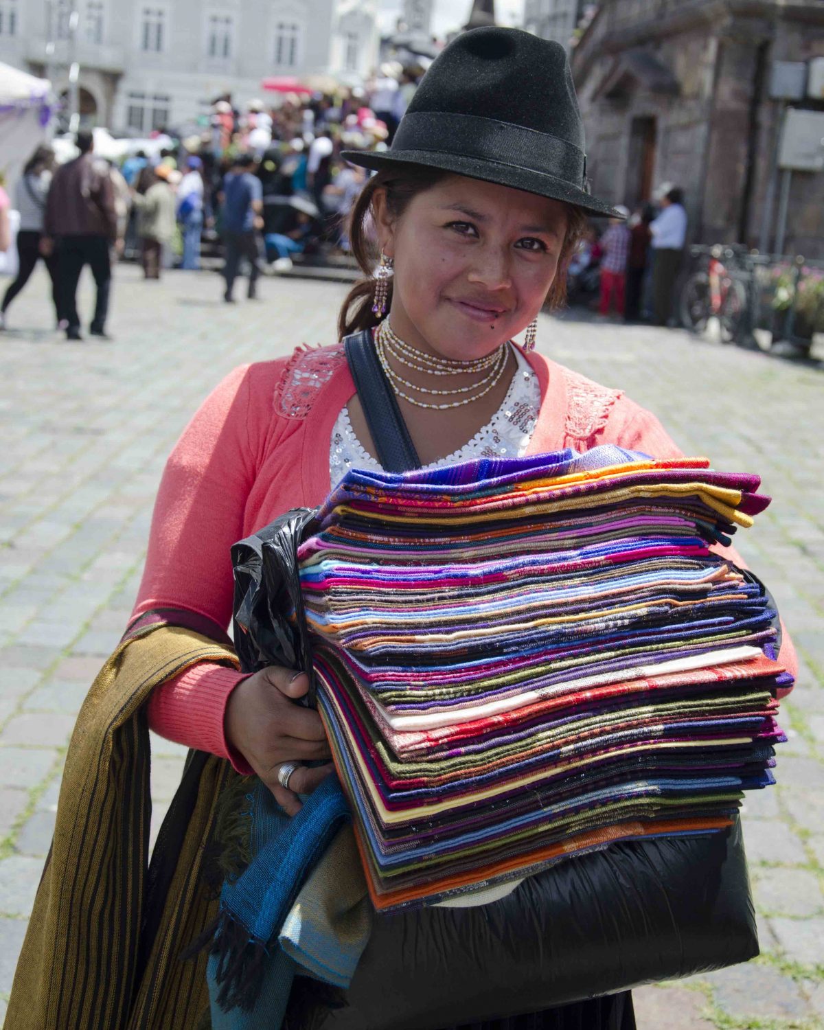 Marta, Plaza San Francisco, Quito Marta, Plaza San Francisco, Quito