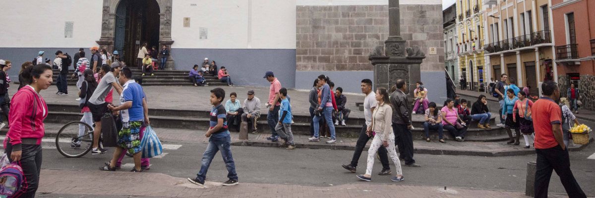 Historic Quito During An Alert