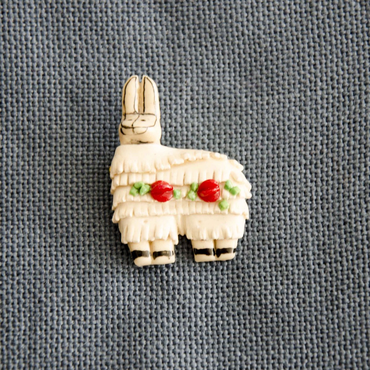 Lapel Pin of Mazapán from Calderón, Ecuador | @Angela Drake Lapel Pin of Mazapán from Calderón, Ecuador | @Angela Drake