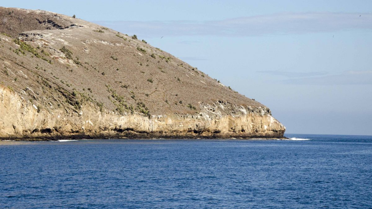 Greater Daphne Island, off the coast of Santa Cruz Island, the Galapagos. Greater Daphne Island, off the coast of Santa Cruz Island, the Galapagos.
