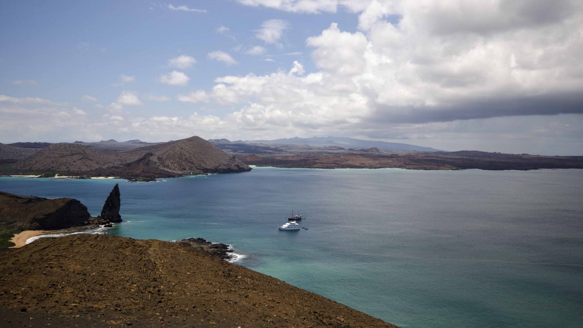 Incoming Storm, Bartolome Island, the Galapagos. Incoming Storm, Bartolome Island, the Galapagos.