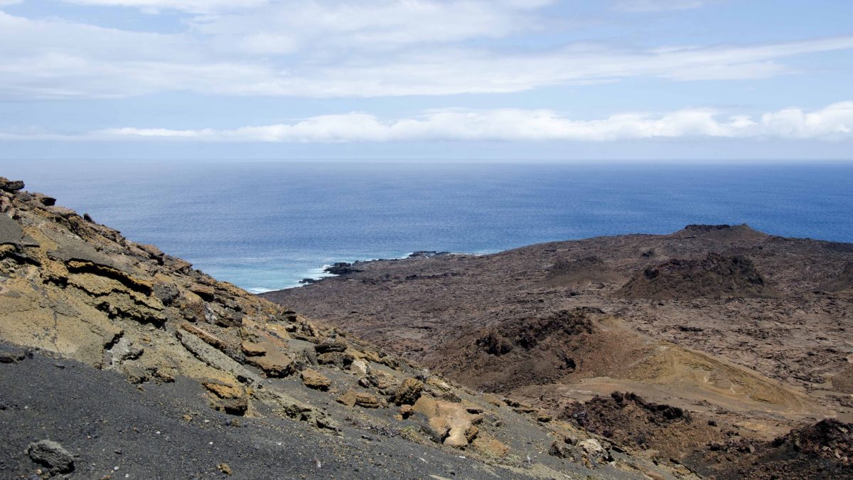 Volcanic Landscape, Bartolome Island, the Galapagos. Volcanic Landscape, Bartolome Island, the Galapagos.