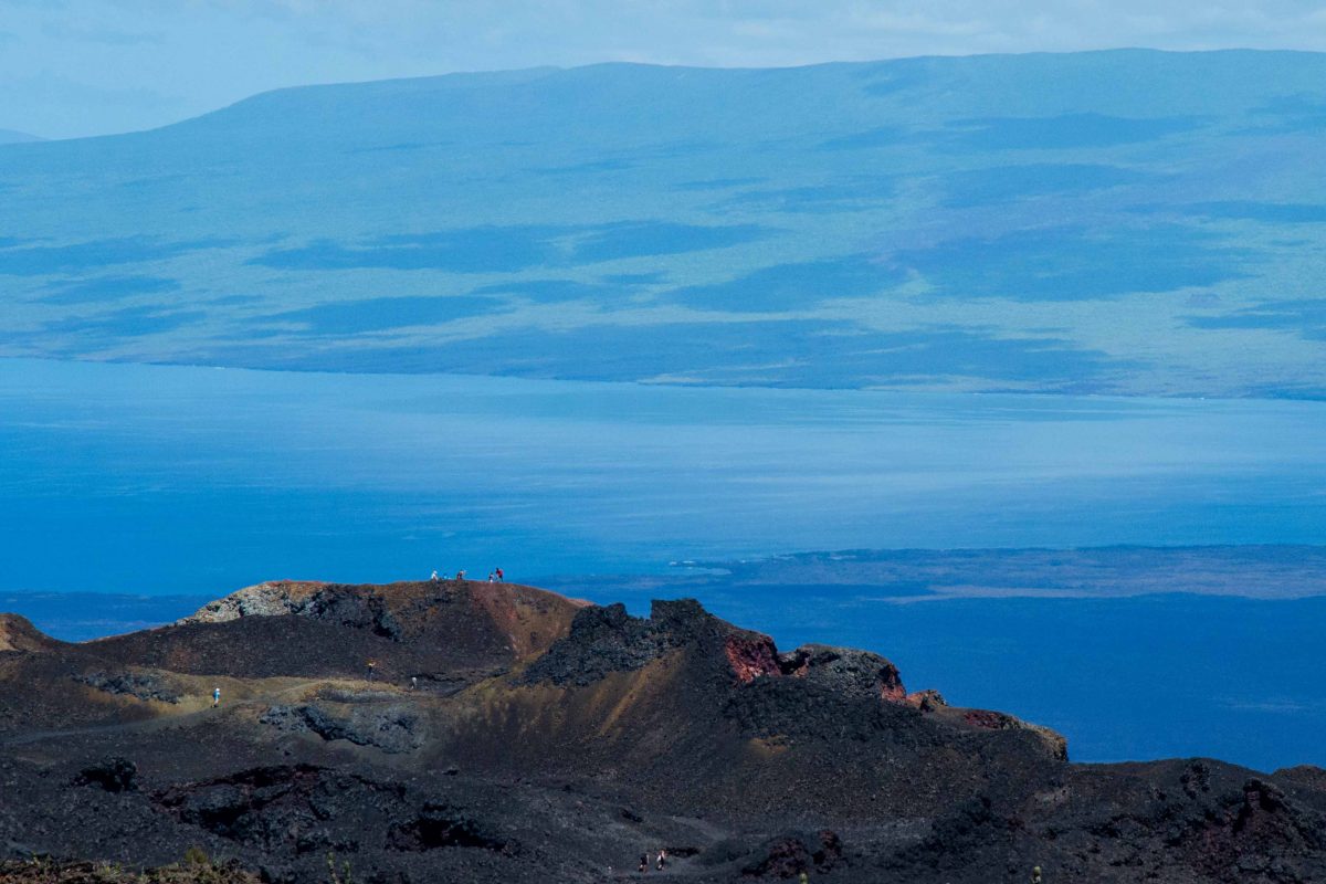 Volcan Chico and Elizabeth Bay, Isla Isabela, The Galapagos, Ecuador | ©Angela Drake / Not Your Average American Volcan Chico and Elizabeth Bay, Isla Isabela, The Galapagos, Ecuador | ©Angela Drake / Not Your Average American