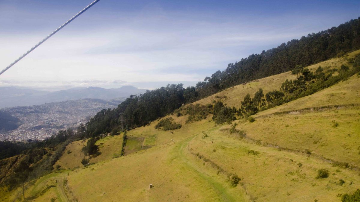 View from the Teleferico, Hiking Pichincha, Quito, Ecuador | ©Angela Drake View from the Teleferico, Hiking Pichincha, Quito, Ecuador | ©Angela Drake