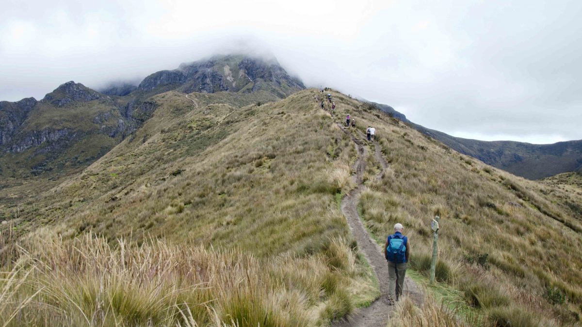 Hiking Pichincha, Quito, Ecuador Hiking Pichincha, Quito, Ecuador