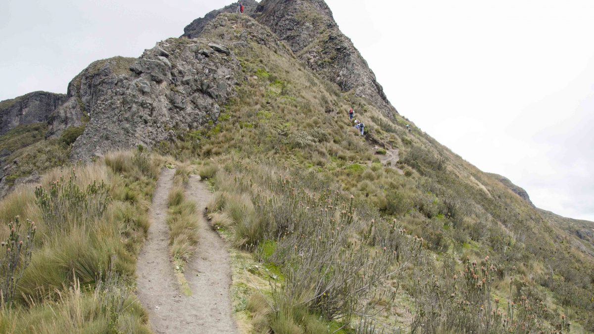 Turn Around Point, Hiking Pichincha, Quito, Ecuador Turn Around Point, Hiking Pichincha, Quito, Ecuador