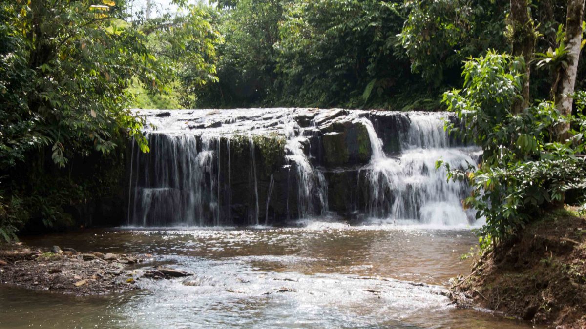 The First Cascade, Cascadas Yanayacu, Napo Province, Ecuador The First Cascade, Cascadas Yanayacu, Napo Province, Ecuador