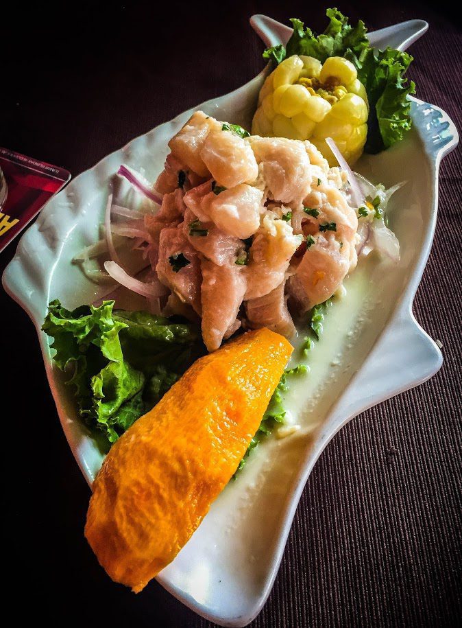 Delicious Peruvian-style Ceviche served in Lima, Peru | ©Laura Frasse Delicious Peruvian-style Ceviche served in Lima, Peru | ©Laura Frasse