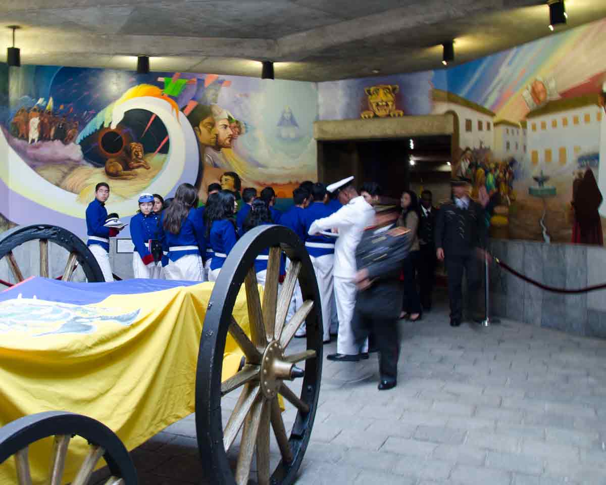 Inside the Templo de la Patria, Quito, Ecuador | ©Angela Drake Inside the Templo de la Patria, Quito, Ecuador | ©Angela Drake
