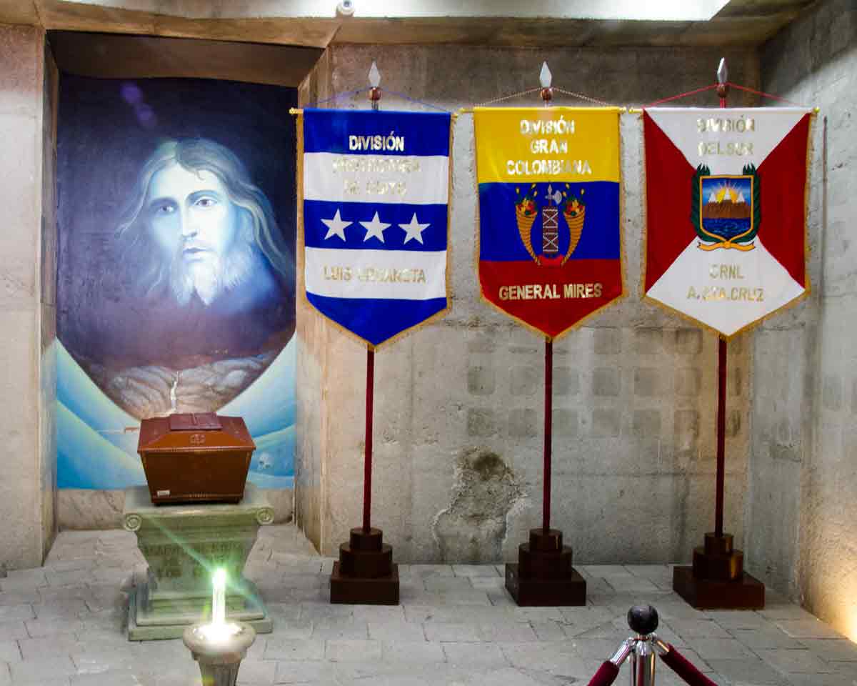 Inside the Templo de la Patria, Quito, Ecuador | ©Angela Drake Inside the Templo de la Patria, Quito, Ecuador | ©Angela Drake
