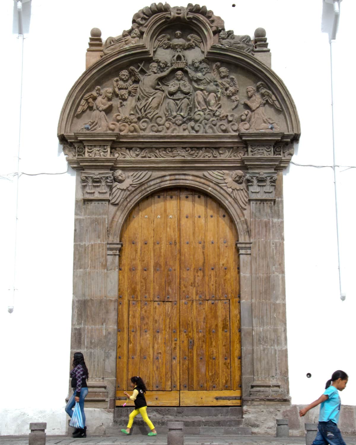 Doorway of Iglesia Santa Clara, Quito, Ecuador | ©Angela Drake Doorway of Iglesia Santa Clara, Quito, Ecuador | ©Angela Drake