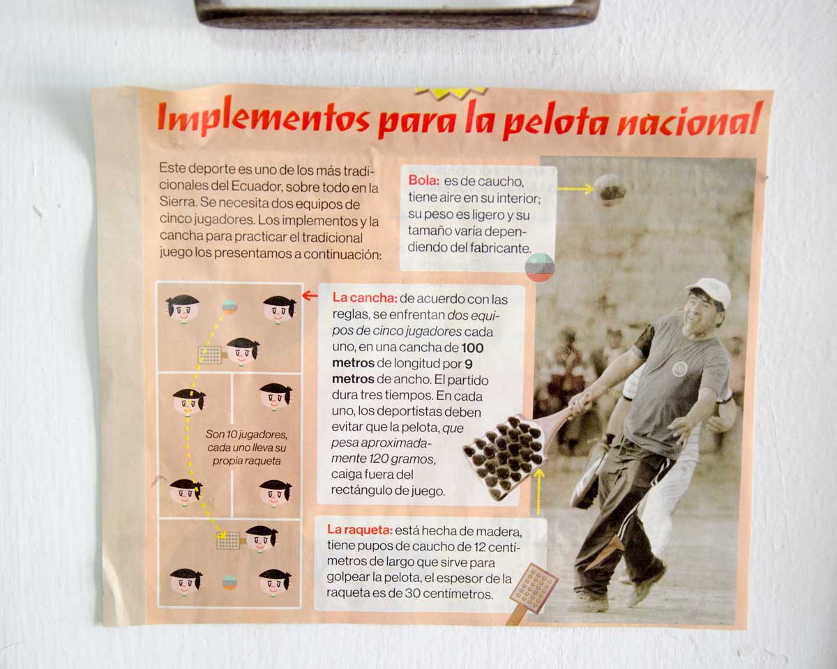 Description of Pelota, La Casa de La Empanada, Nono, Ecuador | ©Angela Drake Description of Pelota, La Casa de La Empanada, Nono, Ecuador | ©Angela Drake