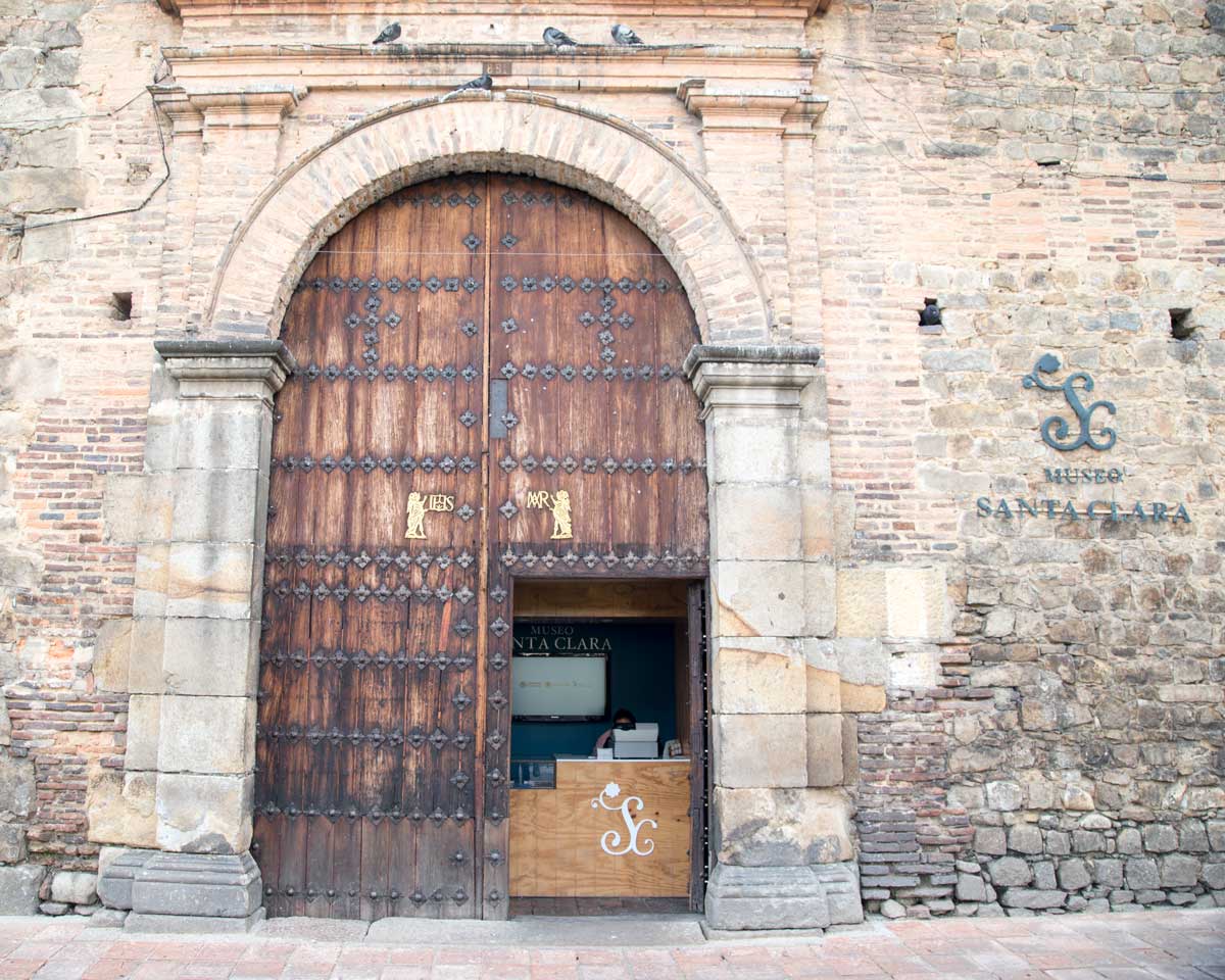 Entryway of the Museo Santa Clara, Bogota, Colombia | ©Angela Drake Entryway of the Museo Santa Clara, Bogota, Colombia | ©Angela Drake