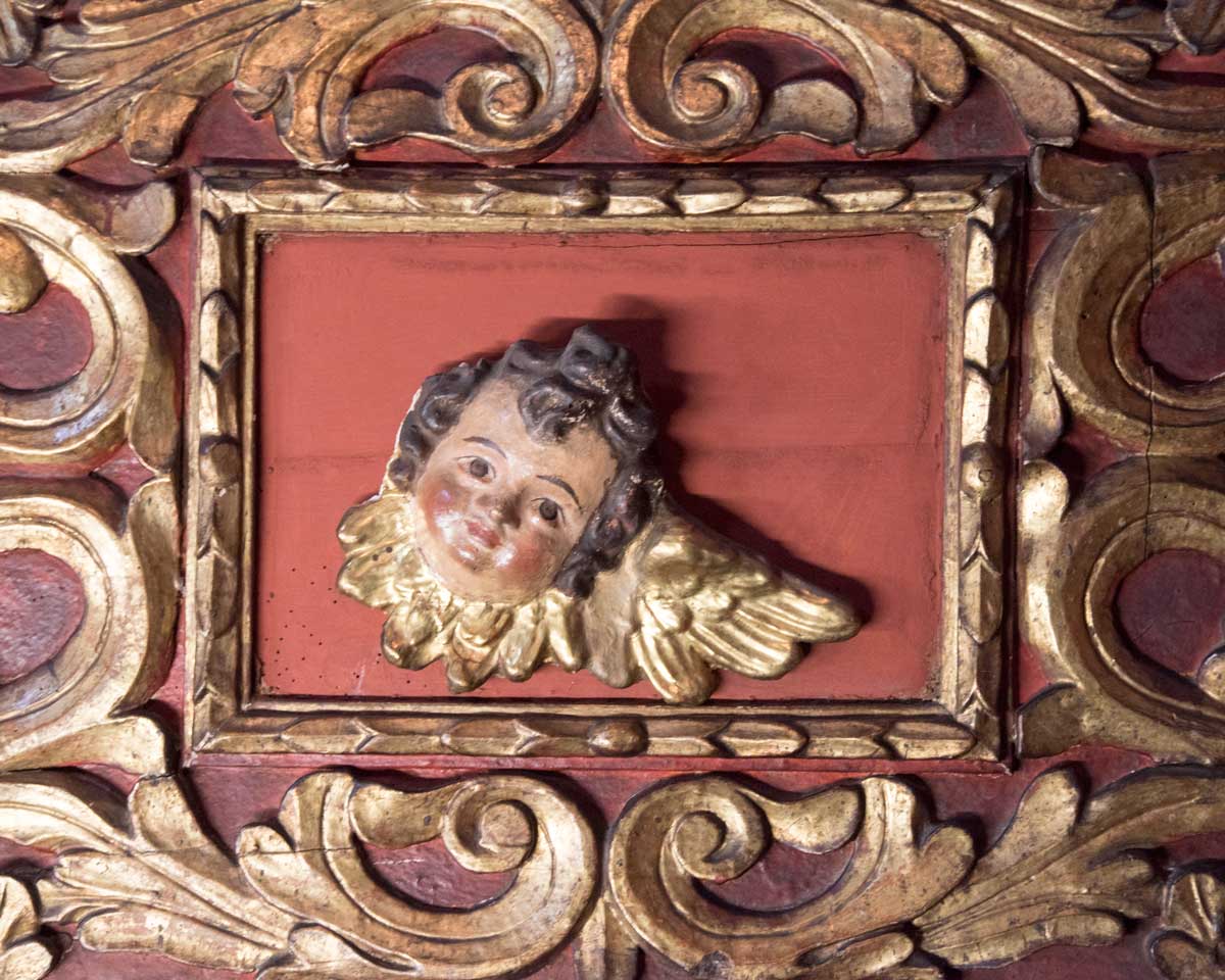 Detail of an Cherub; Museo Santa Clara, Bogota, Colombia | ©Angela Drake Detail of an Cherub; Museo Santa Clara, Bogota, Colombia | ©Angela Drake