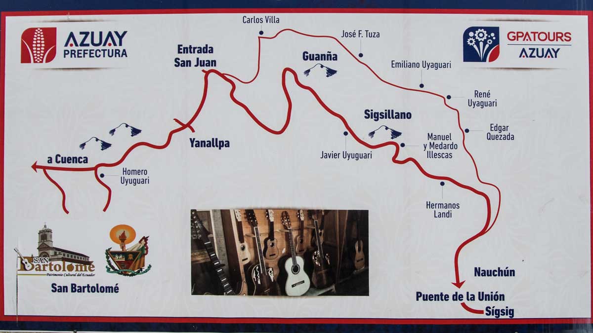 Route of the Guitars, San Bartolome, Ecuador | ©Angela Drake Route of the Guitars, San Bartolome, Ecuador | ©Angela Drake