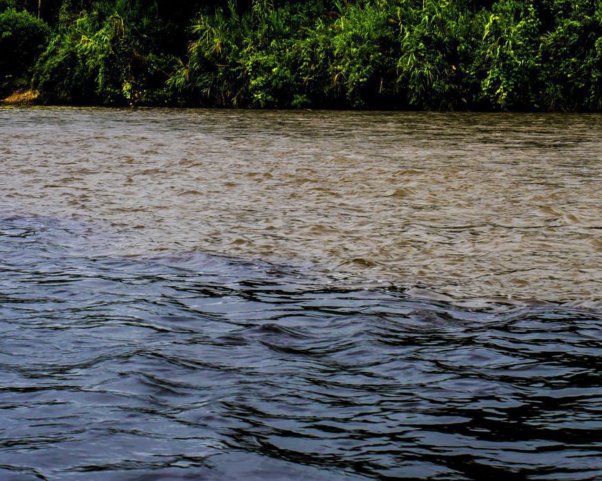 The very different colors of the Shaime and Nangartiza Rivers | © Ernest Scott Drake